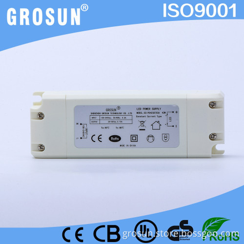 Single Output 25 Watt Constant Current CE ROHS LED Dimmable Driver